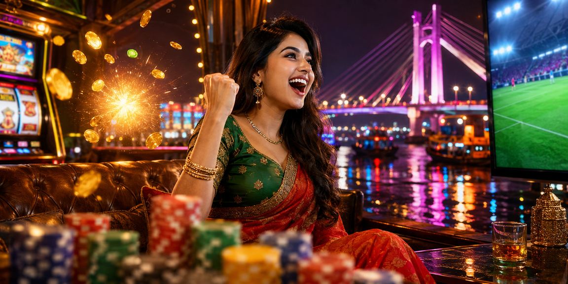 বরিশাল স্লট গেমের নীয়ন লাইট